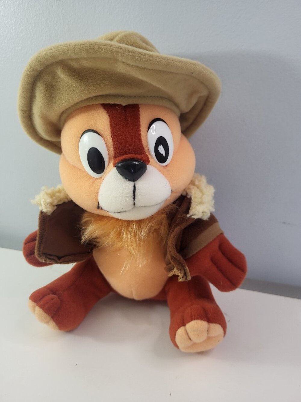 Disney Chip Winter Plush Chip 'n Dale Stuffed Animal with Hat & Scarf 8"